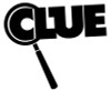 CLUE BOARD GAME LOGO STICKER