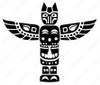 INDIAN TOTEM POLE DECAL