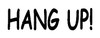 Hang Up! Decal PAIR