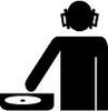 DJ music decal 2