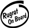 Rugrat On Board Inside Funny Sticker