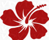 hibiscus flower sticker 3