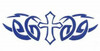 Tribal Cross Decal 20l