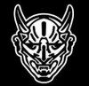 Devil with Horns Vinyl Decal Sticker