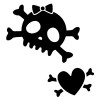Skull Decal Sticker 3954