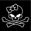 Skull Decal Sticker 3960