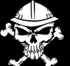 Skull Logo with Helmet 1822