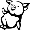 Happy Pig Farm Decal