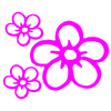 Flower decals 076