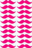 Mustache Sticker Set Style 2 Small