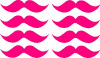 Mustache Sticker Set Style 2