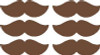 Mustache Sticker Set Style 3