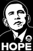 Obama Hope DieCut Decal Sticker Obama Hope DieCut Decal Sticker