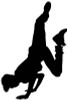 Dance Silhouette Decal MALE 2 Dance Silhouette Decal MALE 2