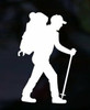 Hiking Hiking Wilderness Backpacker Vinyl Decal