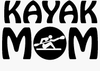 Kayak Mom  Sport Spirit Decal Kayak Mom  Sport Spirit Decal