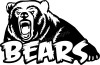 school team masco bears-vinyl car window decal