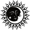 Tribal Sun and Moon Decal