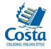 Costa Cruise Logo NOT FUNNY STICKER