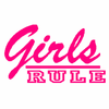 Girls Rule Decal 306