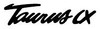 Ford Taurus LX Adhesive Vinyl Decal Sticker Ford Taurus LX Adhesive Vinyl Decal Sticker