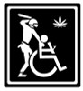 Handicap Bong Decal