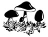 Mushroom Sticker