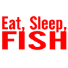 Eat Sleep Fish Decal 824a