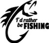 id rather be fishing decal 44