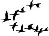 Flying Geese decal