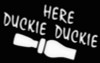Blow Me Here Duckie Duck Call Hunting Vinyl Decal
