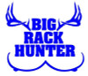 Big Rack Hunter Die cut Decal