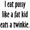 Eats Twinkie Decal