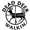Dead Deer Walkin Vinyl Hunting Car Decal