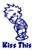 Kiss This Boy Guy Sticker