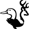 buck fish duck decal