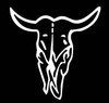 Cow Skull Vinyl Sticker