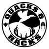 Quacks and Racks Vinyl Hunting Car Decal