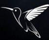hummingbird car decal