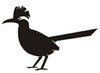 roadrunner silhouette decal sticker
