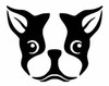 Boston Terrier Decal CUTE FACE