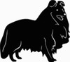 Sheltie Dog Decal 15x