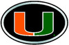 NCAA Miami Hurricanes Color Auto Emblem