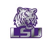 NCAA LSU Tigers Chrome METAL Emblem
