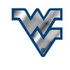 NCAA West Virginia Chrome METAL Emblem