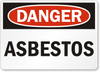 Asbestos Danger Sign