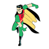 1267 - Robin Color Sticker