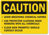 Avoid Breathing Caution Sign