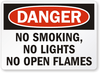 No Smoking Lights Sign