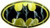 Batman Oval Lightning Sticker